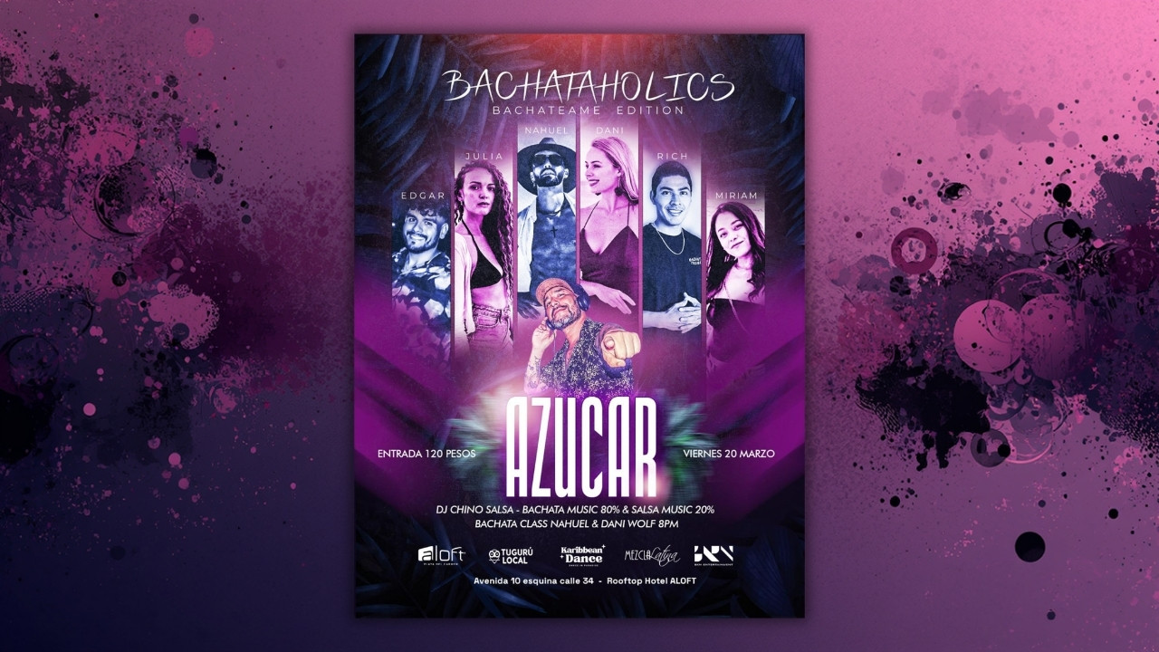Azúcar Bachataholics – Bachata Social en Hotel Aloft