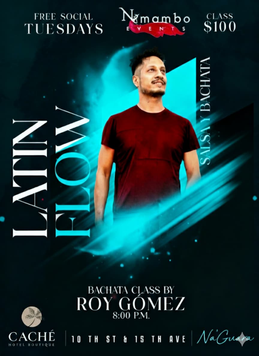 Latin Flow Tuesdays: Bachata, social y buena vibra en Playa del Carmen