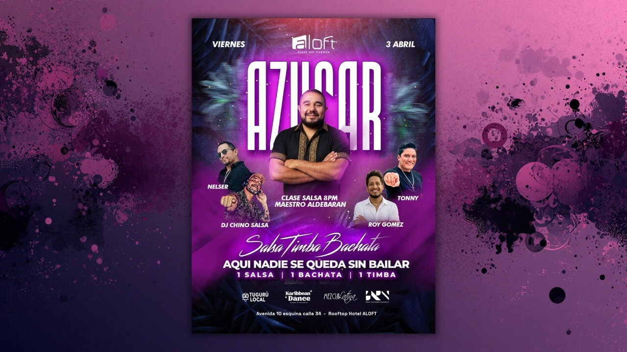 💜 Azúcar Social – Salsa, Timba & Bachata Rooftop Experience