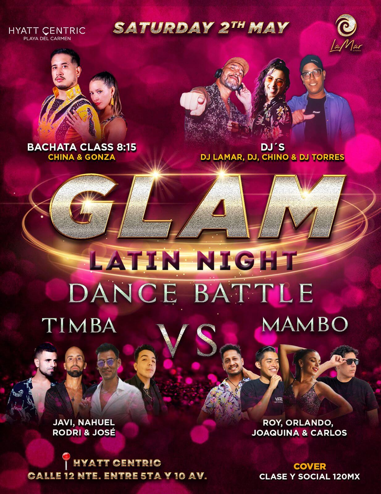 GLAM Latin Night: Timba vs Mambo - Sábado 2 mayo